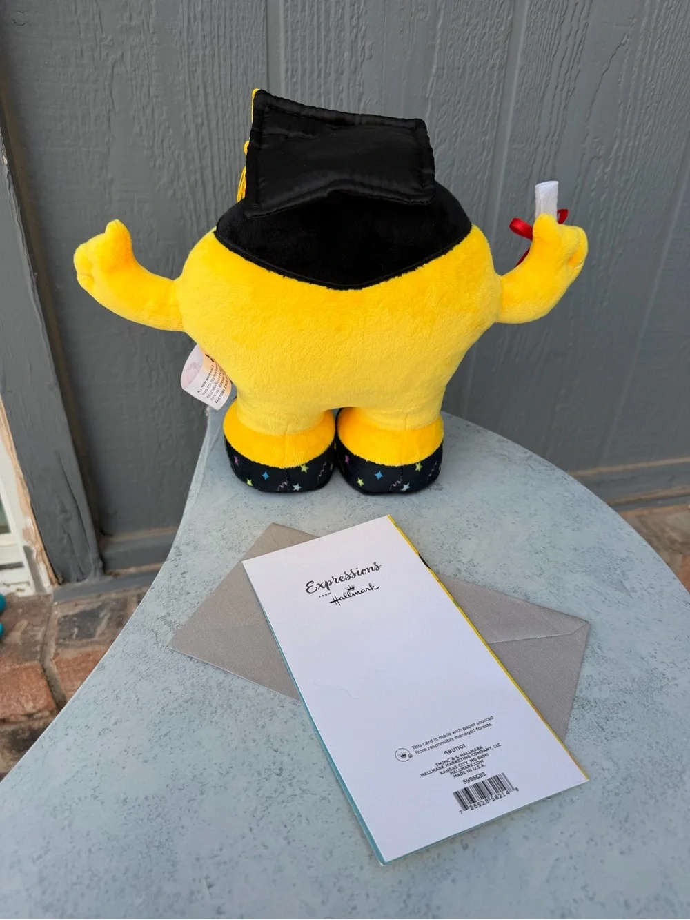Last Minute Grad Gift! Musical Light-Up Emoji Plush + Card